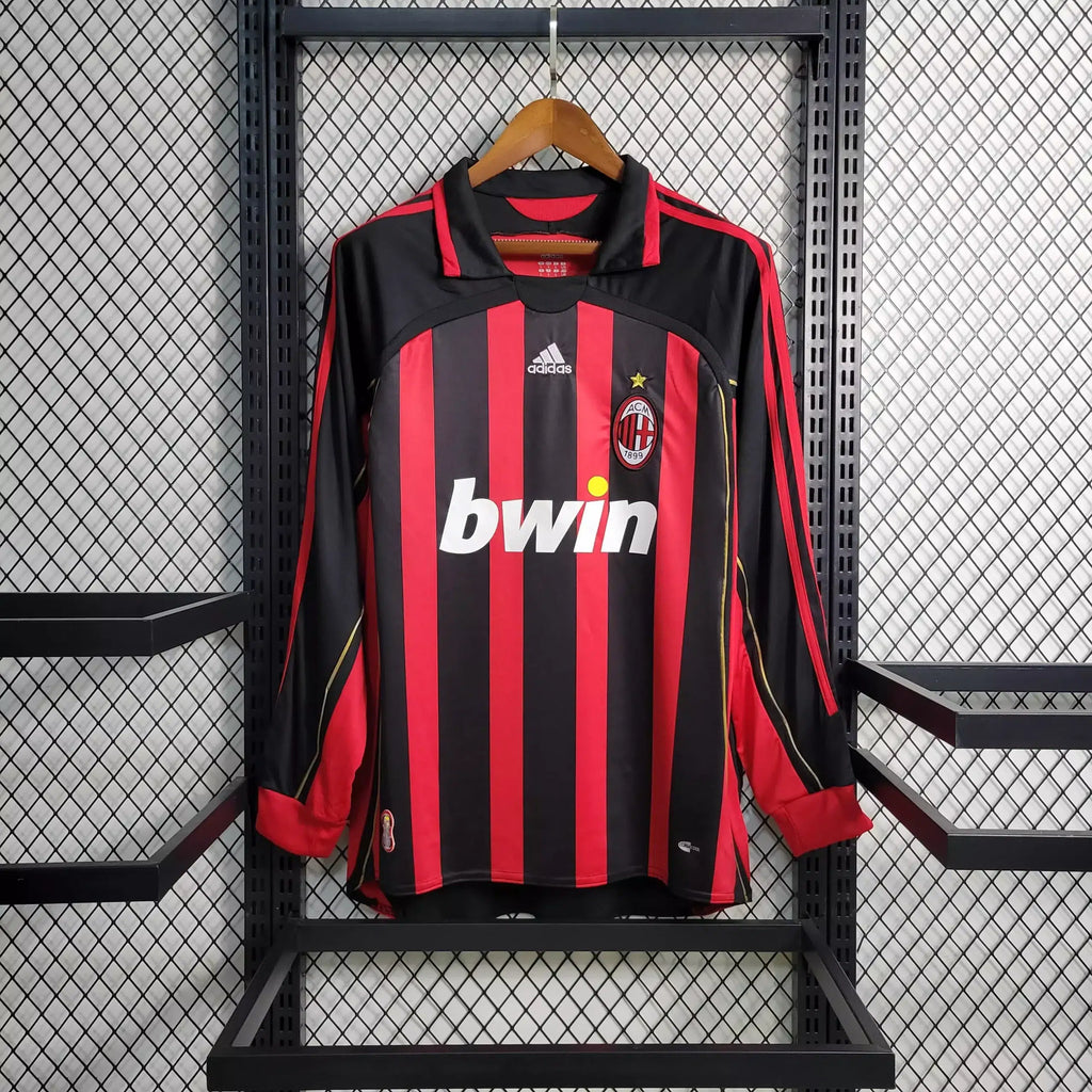 AC Milan 2007 Manga Larga Local