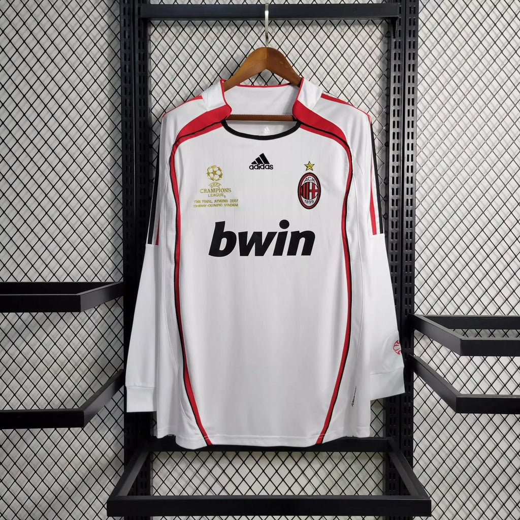 AC Milan 2007 Manga Larga Visita