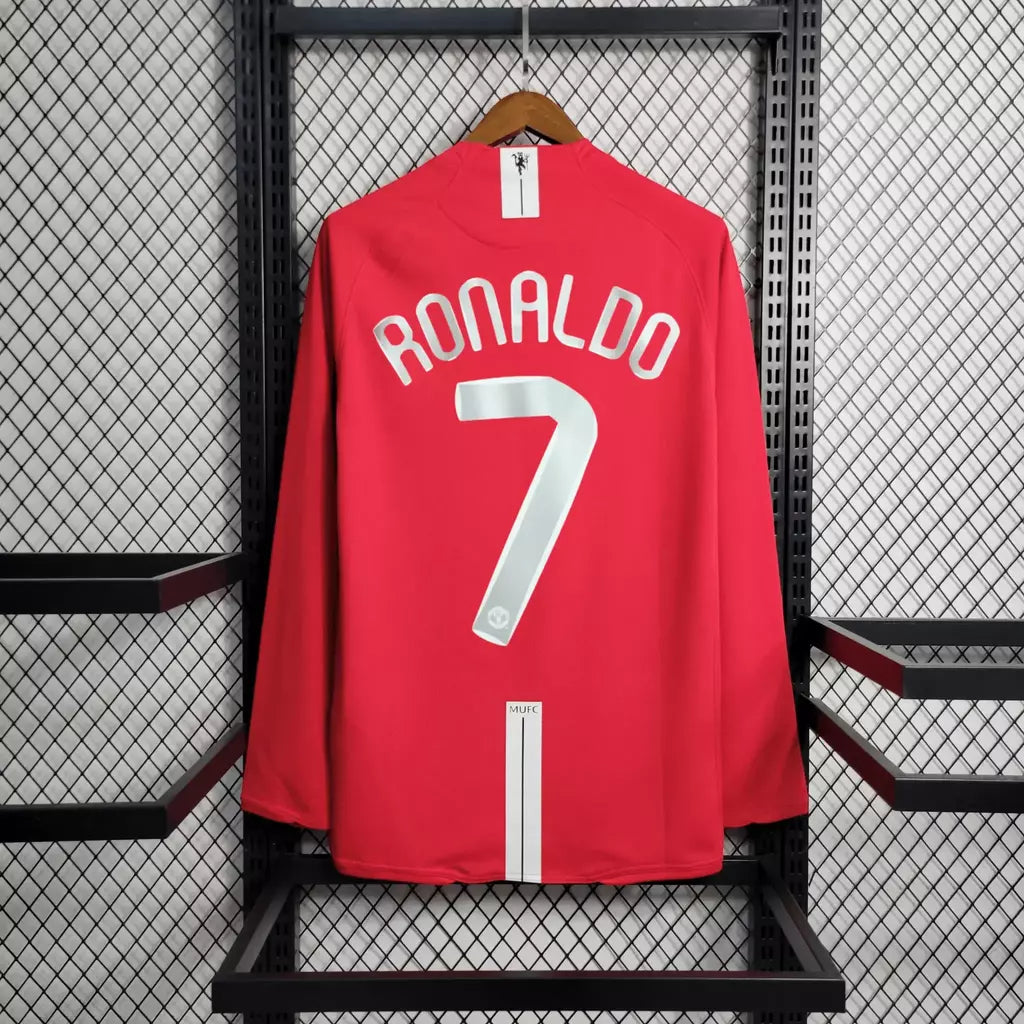 Manchester United 2008 Final Ucl Manga Larga